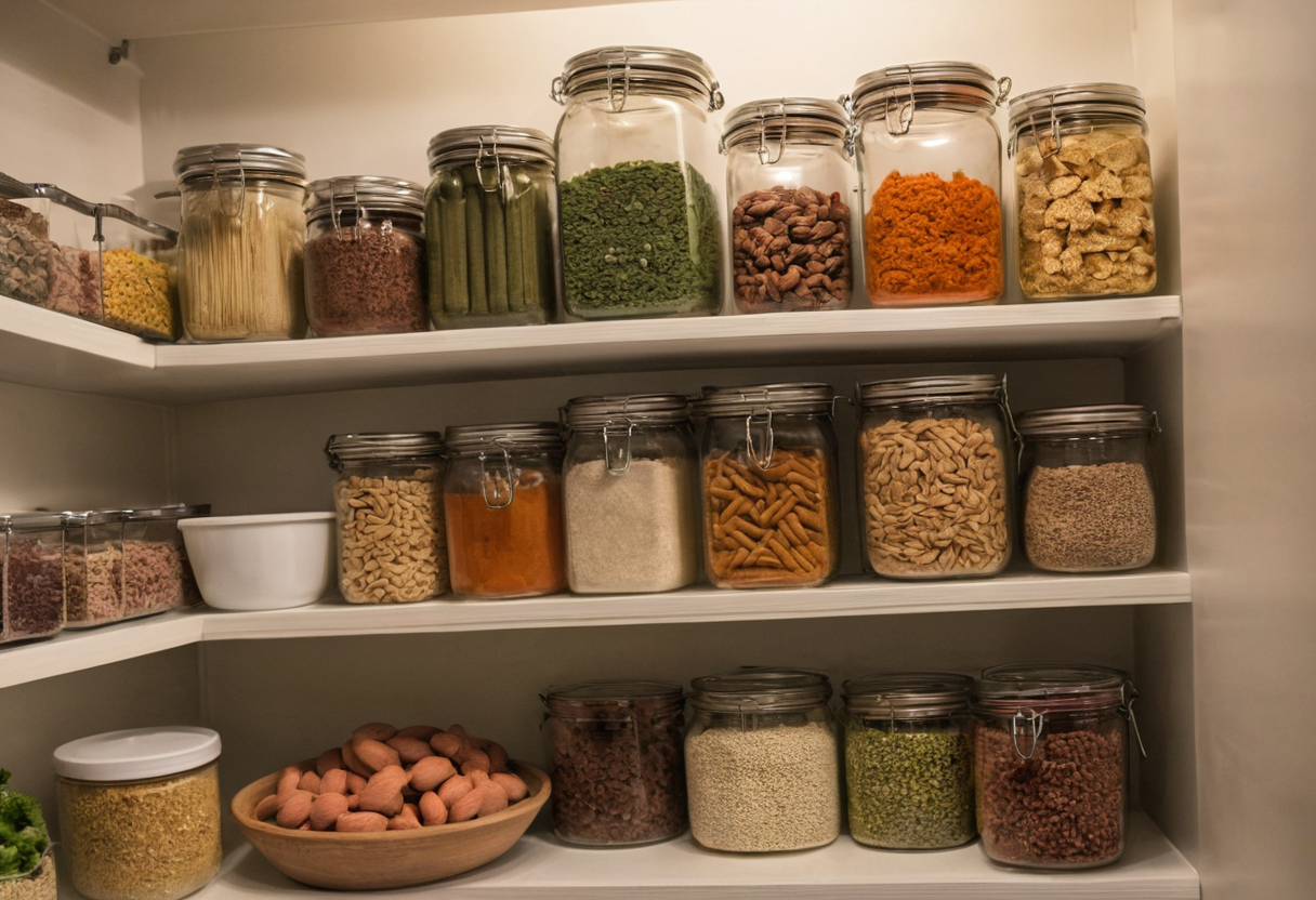 Practical visual for Storage containers for food and spice rack choices should improve freshness, visibility, and rotation