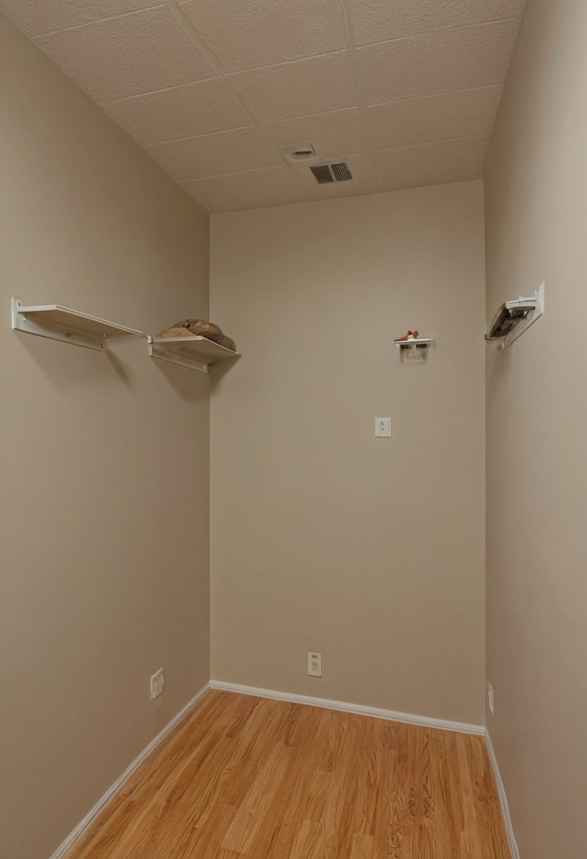 What measurements determine whether shoe storage will narrow a walkway editorial visual